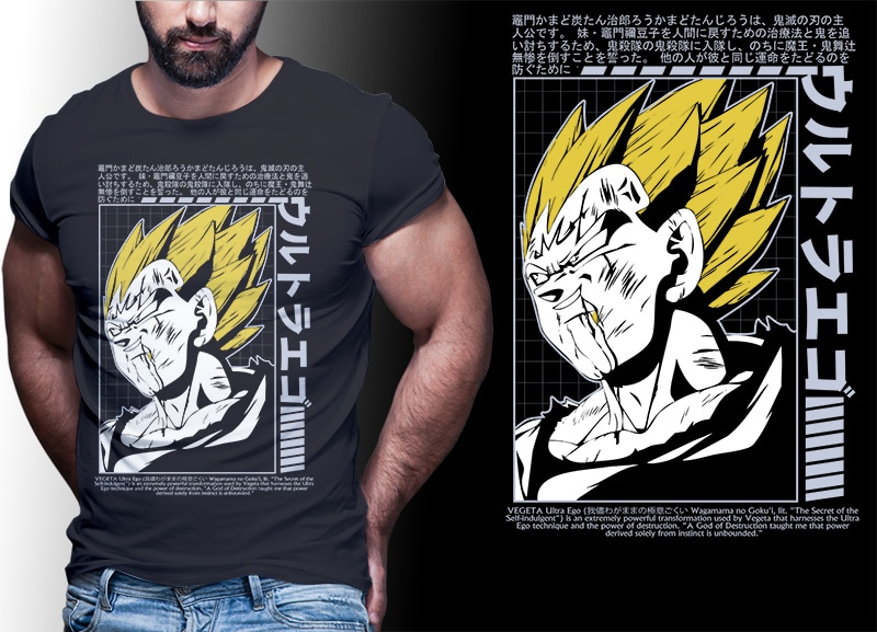 ANIME PART#5 DRAGONBALL EDITION TSHIRT DESIGNS BUNDLE