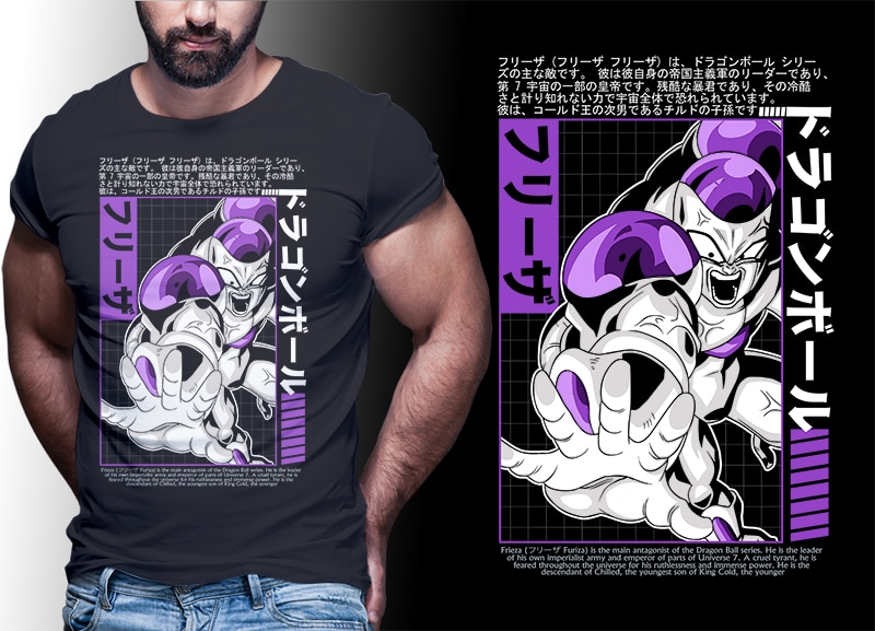 ANIME PART#5 DRAGONBALL EDITION TSHIRT DESIGNS BUNDLE