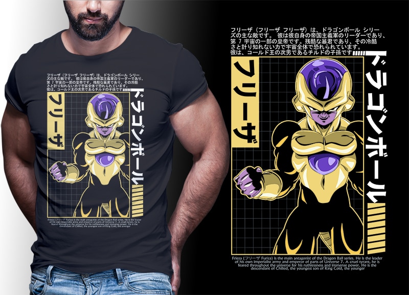 ANIME PART#5 DRAGONBALL EDITION TSHIRT DESIGNS BUNDLE