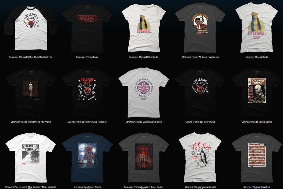 15 StrangerThings PNG T-shirt Designs Bundle For Commercial Use Part 1 ...