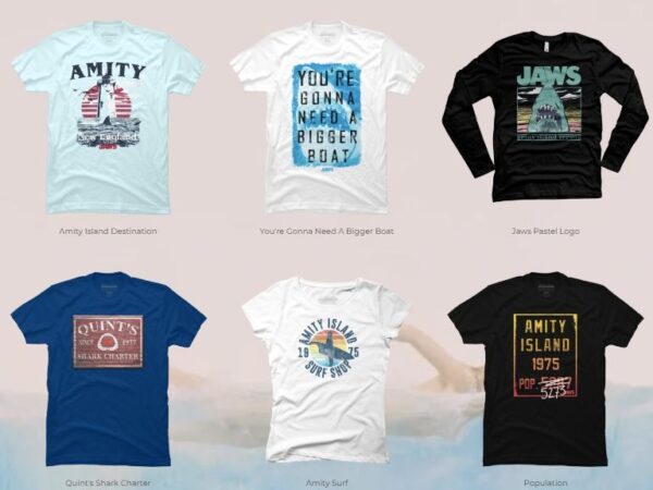 15 jaws png t-shirt designs bundle for commercial use part 2