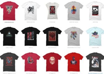 15 Spider Man png t-shirt designs bundle for commercial use part 3
