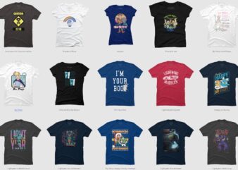15 Pixar PNG T-shirt Designs Bundle For Commercial Use Part 4
