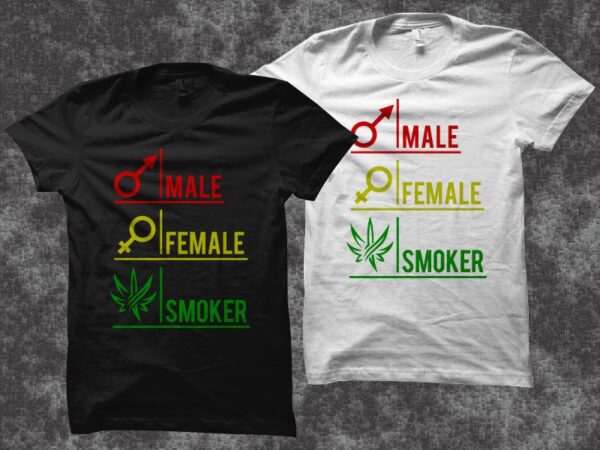 Stoner gender male female symbol, cannabis t shirt, smoker t shirt, stoner t-shirt design for sale Stoner gender male female symbol, cannabis t shirt, smoker t shirt, stoner t-shirt design for sale