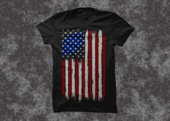 Usa flag – My flag vector illustration artwork t shirt design for sale