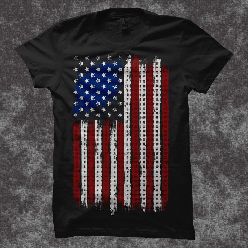 Usa flag - My flag vector illustration artwork t shirt design for sale ...
