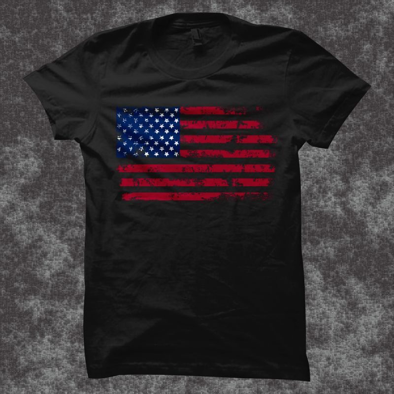 American flag t shirt design illustration sale - Buy t-shirt designs