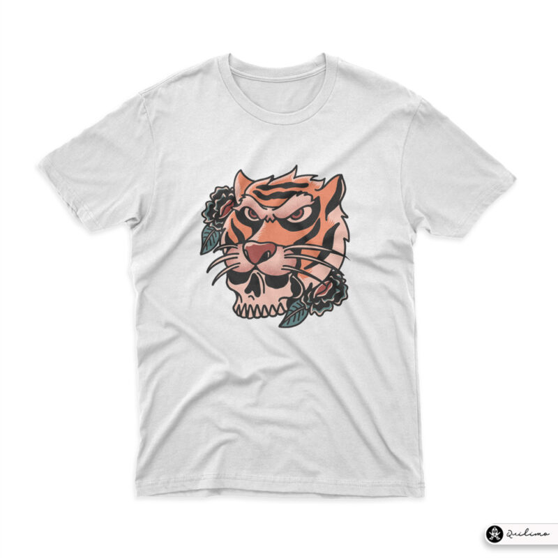 Skull Tiger - Buy t-shirt designs