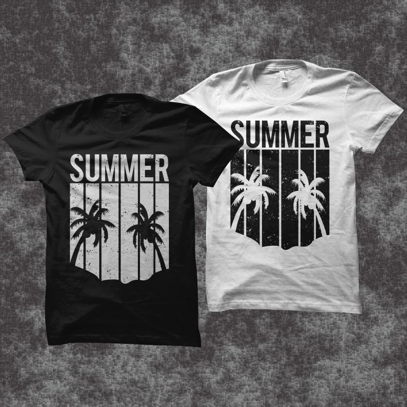 Summer t shirt design for commercial use