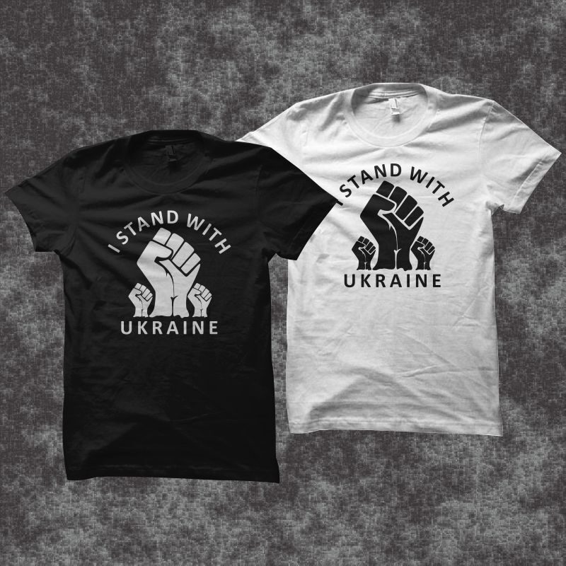 I stand with ukraine svg, ukrainian flag svg, ukraine png, i stand with ukraine png, ukraine svg, support ukraine flag t shirt design for sale