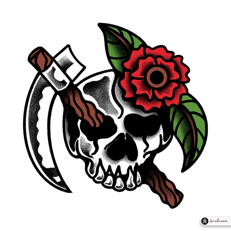 Death and Flower