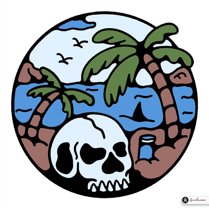 Skull and Beach