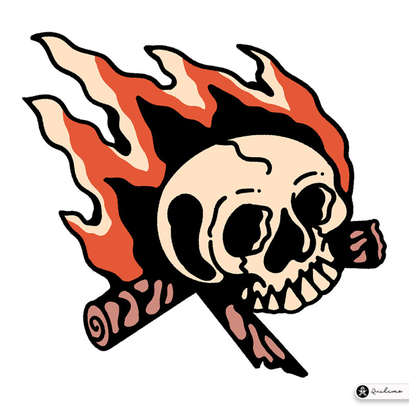Skull Bonfire