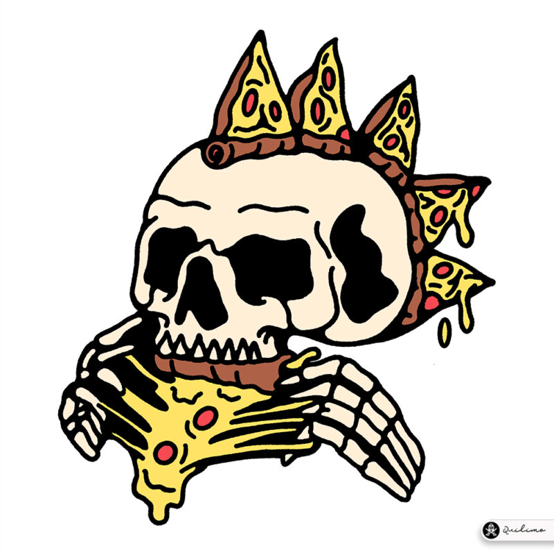 Skull Pizza Punk