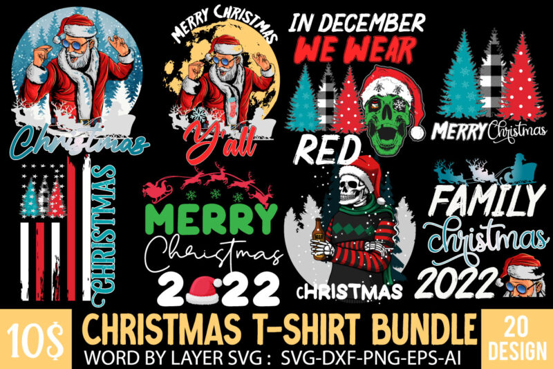 Christmas SVG Mega Bundle , 220 Christmas Design , Christmas svg bundle , 20 christmas t-shirt design , winter svg bundle, christmas svg, winter svg, santa svg, christmas quote svg,