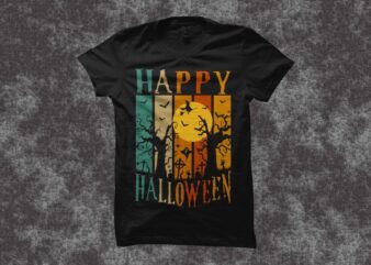 Happy Halloween svg, Happy halloween vintage design, Happy Halloween design vector background illustration, Happy halloween t shirt design, halloween svg, happy halloween png, halloween shirt design, halloween vintage design, halloween