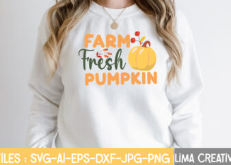Farm Fresh Pumpkin T-shirt Design,Retro Fall SVG, Fall SVG Bundle, Autumn Svg, Thanksgiving svg, Fall svg Design, Autumn Bundle,Fall SVG Bundle, Fall Svg, Autumn Svg, Thanksgiving Svg, Fall Svg Designs,