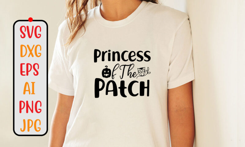 Princess Of The Patch SVG Cut File