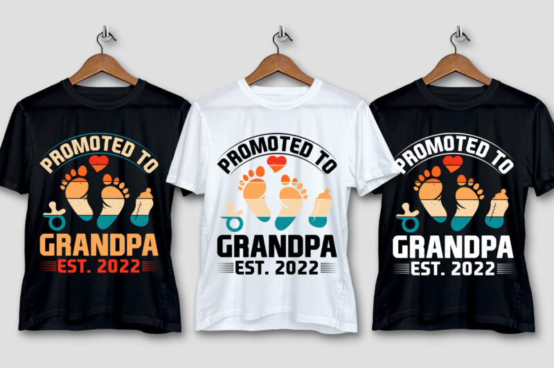 Grandpa T-Shirt Design Bundle