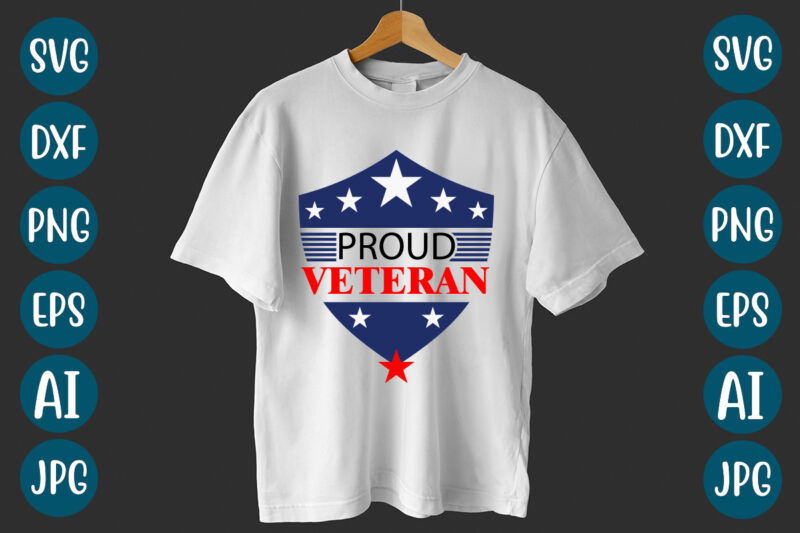 Proud Veteran T-Shirt design