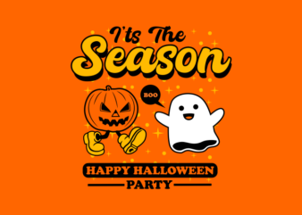 SPOOKY SEASON t shirt template vector