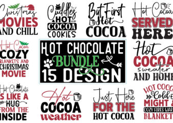 Hot Chocolate SVG Design Bundle