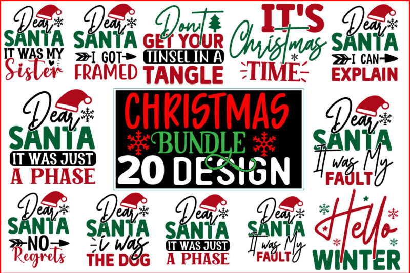 Christmas SVG Bundle 100 Design