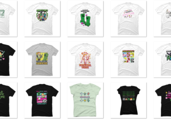 15 Minecraft png t-shirt designs bundle for commercial use part 1