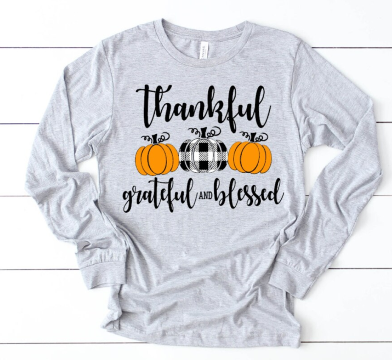 long sleeve thanksgiving shirt