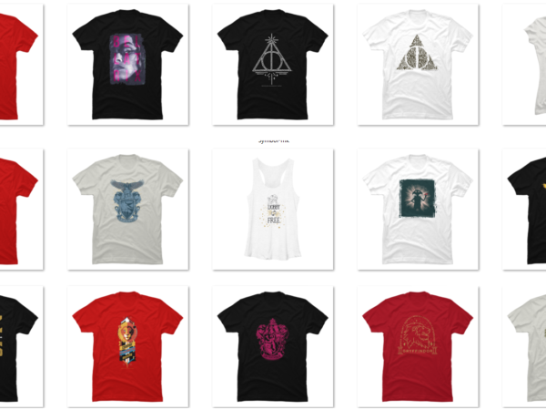 15 harry potter png t-shirt designs bundle for commercial use part 2