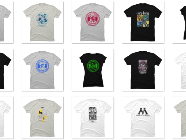 15 harry potter png t-shirt designs bundle for commercial use part 5