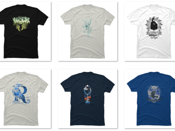 11 harry potter png t-shirt designs bundle for commercial use part 6