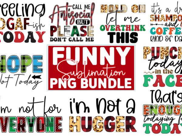 Funny sublimation design bundle