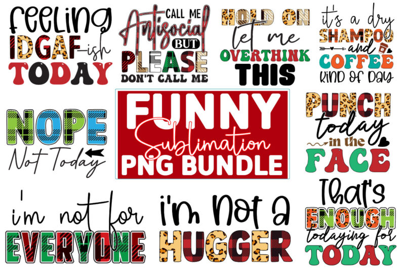 Funny Sublimation Design Bundle