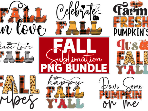 Fall sublimation design bundle