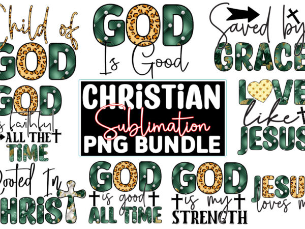 Christian sublimation design bundle