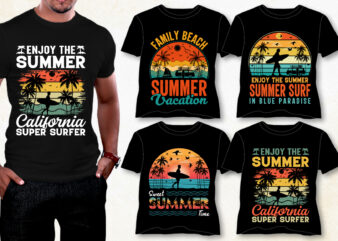 Summer T-Shirt Design Bundle