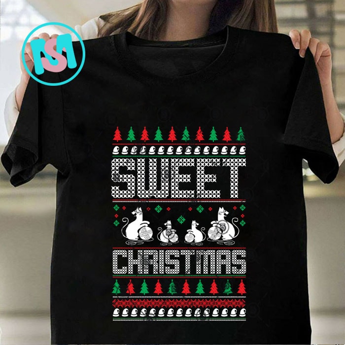Merry Christmas Sweater Bundle SVG, Santa Claus SVG, Animals SVG, Jingle Bells SVG