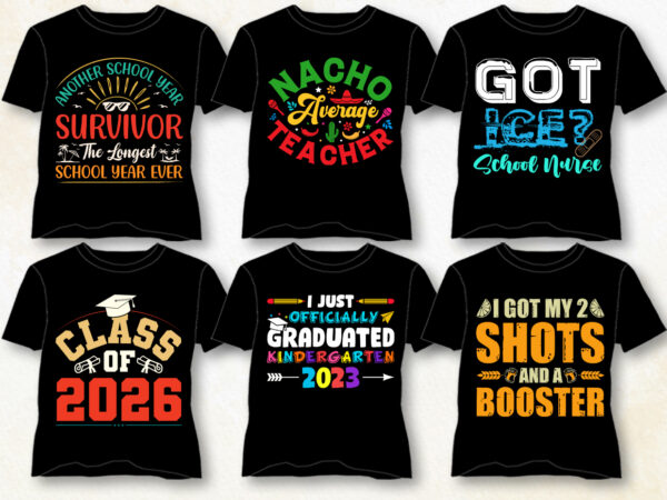 T-shirt design bundle png svg eps