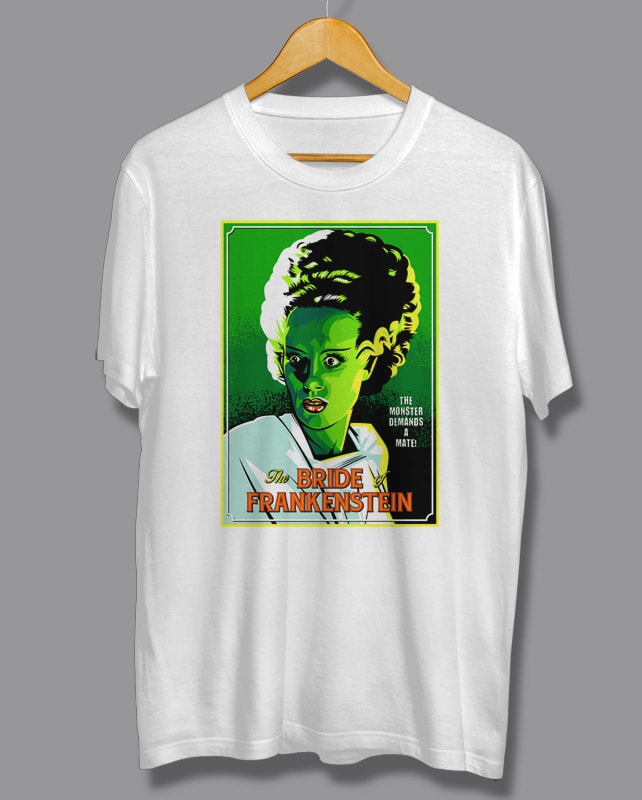 t-shirt vector TERROR VS HORROR