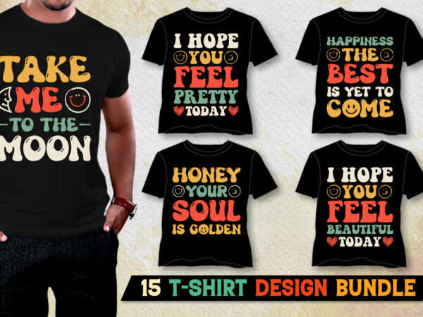 Trendy pod best t-shirt design bundle