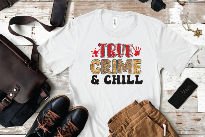 True Crime Sublimation PNG Bundle