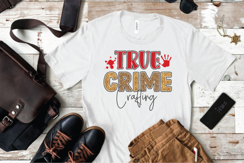 True Crime Sublimation PNG Bundle