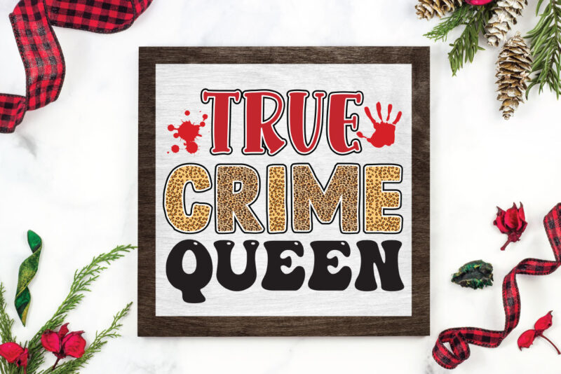 True Crime Sublimation PNG Bundle