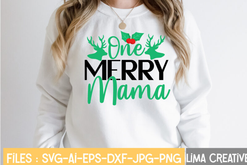 One Merry Mama SVG Cut File, Christmas SVG Bundle, Christmas SVG, Merry Christmas SVG, Christmas Ornaments svg, Winter svg, Santa svg, Funny Christmas Bundle svg Cricut,CHRISTMAS SVG Bundle, CHRISTMAS Clipart,