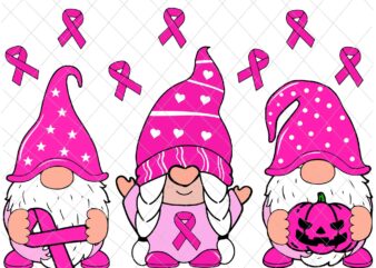 Breast Cancer Awareness Gnome Svg, Gnome Pumpkin Pink Ribbon Svg, Gnome Pink Ribbon Cancer Awareness Svg, Gnome Svg