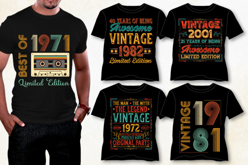 Vintage T-Shirt Design Bundle,vintage t shirt design template,vintage t shirt design vector,vintage t shirt design,90s vintage shirts,vintage 80s t shirts,vintage band t shirts,vintage t-shirt design template,vintage t-shirt design vector,t-shirt design