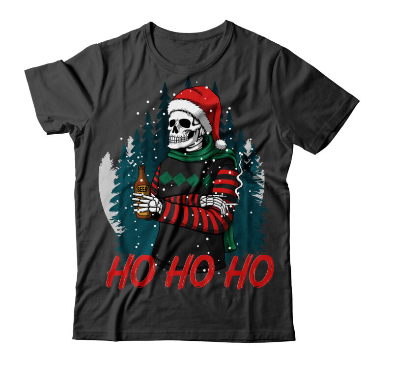 Ho Ho Ho T-Shirt Design ,Ho Ho Ho SVG Cut File , Christmas SVG Mega Bundle , 220 Christmas Design , Christmas svg bundle , 20 christmas t-shirt design ,