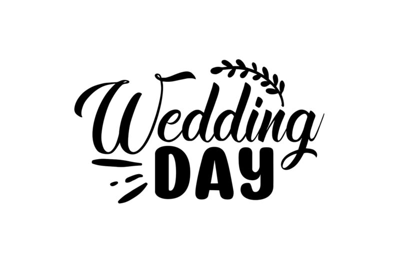 Wedding Day SVG
