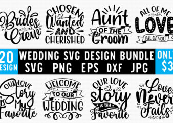 Wedding SVG Design Bundle